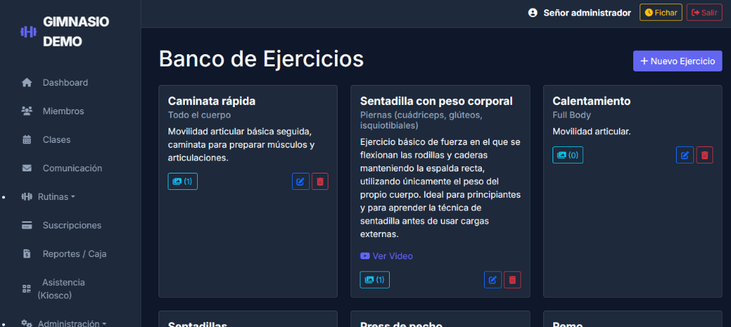 Gym Management System